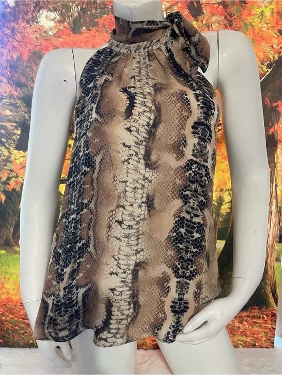 Haute Hippie Tops - Haute Hippie Snake Print Blouse